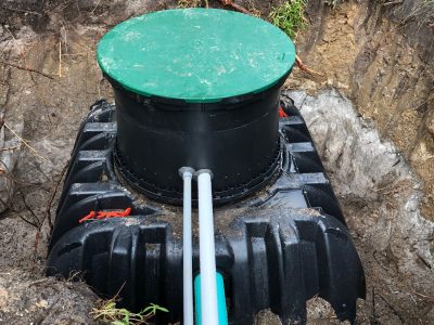 Septic System in the ground