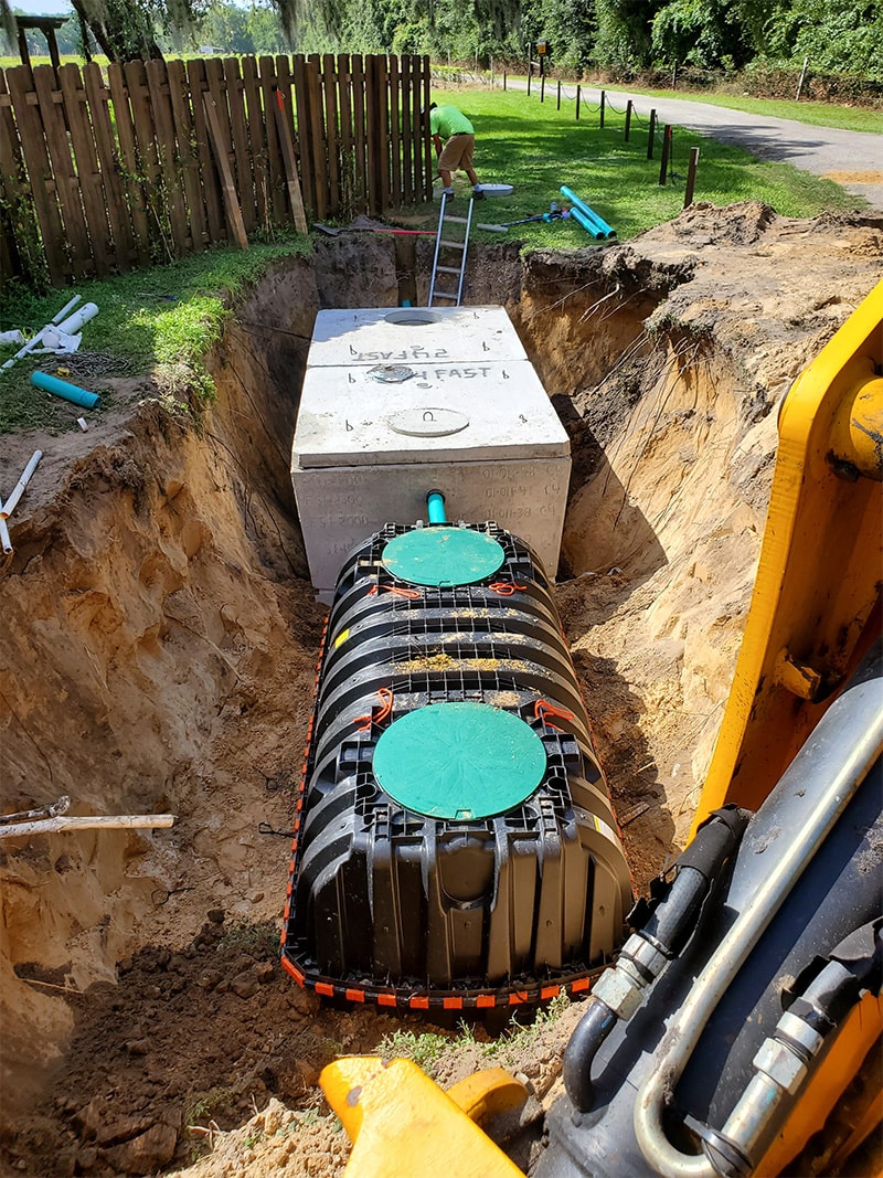 septic tank installation